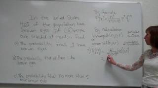 Binomial Probability Example [upl. by Lexis]