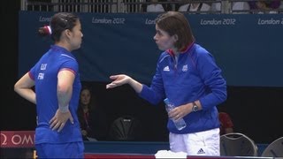 Shen ESP v Li FRA Womens Table Tennis 3rd Round Replay  London 2012 Olympics [upl. by Oinota491]