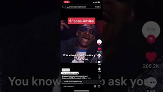 Unforgettable Moments Snoop Doggs Wise Words On Rhyme And Rhythm [upl. by Leshia]