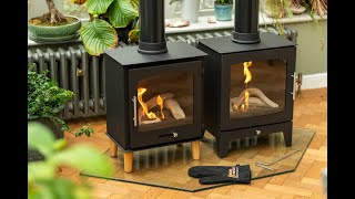 Leo Bioethanol Stove Range  Brought to you by Stove World UK [upl. by Nnylrefinnej182]