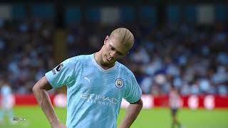 Manchester City vs Brentford  Premier League  eFootball 24 [upl. by Terrijo]