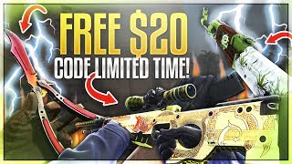 WTFSKINS 20 CODE  LIMITED TIME 2017 WORKING CODE IN DESC [upl. by Kolnos]