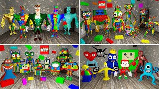 ALL LEGO DR LIVESEY RAINBOW FRIENDS NEW 3D SANIC CLONES MEMES DOORS ROBLOX RAGDOLL GRANNY in Gmod [upl. by Richela]