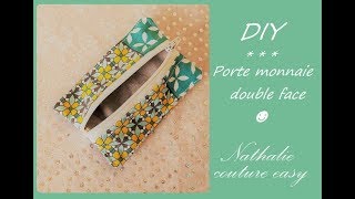 tuto porte monnaie double face [upl. by Neelsaj921]