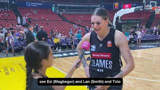 Interview with OpalWNBA Champion Cayla George February 2024 [upl. by Munt]