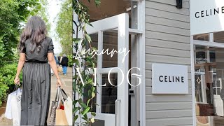 Come Luxury shopping with me at Bicester Village [upl. by Keisling253]