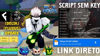 UPDATE DELTA LINK DIRETO ⛩ EXECUTOR e SCRIPT Atualizado BLOX FRUITS CELULAR e PC Auto Farm [upl. by Dnomar609]