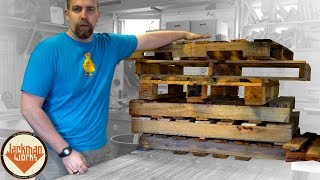 How To  Disassemble A Pallet [upl. by Whit]