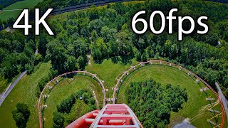 Intimidator 305 front seat onride 4K POV 60fps Kings Dominion [upl. by Yenalem]