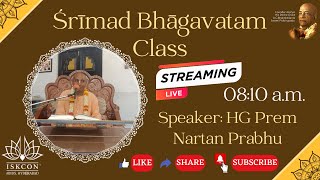 Srimad Bhagavatam Class  SB 43111  HG Prem Nartan Prabhu  15102024  ISKCON Abids Hyderabad [upl. by Hereld]