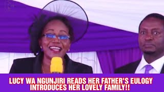 EVANGELIST LUCY WA NGUNJIRI GÙTHOMA TRIBUTE YA BABA WAO NA KUHEANA RUGANO RWA MWANYA RWA FAMILY YAO [upl. by Ixel]