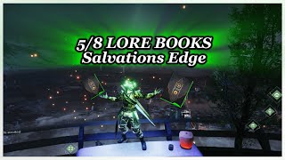 Salvations Edge 5 of the 8 lore books  Destiny 2 [upl. by Nellak]