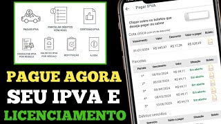 COMO CONSULTAR VALOR DO LICENCIAMENTO DO VEÍCULO 2024 COMO CONSULTAR VALOR DO IPVA PELO DETRAN 2024 [upl. by Esbensen382]