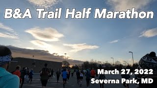 Race 2022 BampA Trail Half Marathon [upl. by Ynattyrb]