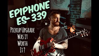 Epiphone ES339 PRO  Pickups and Pots upgrade  My favourite Piece of Gear from 2020 [upl. by Annor993]