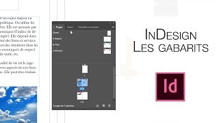 InDesign  Les Gabarits [upl. by Obel421]