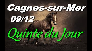 PRONOSTIC PMU QUINTE DU JOUR LUNDI 9 DECEMBRE 2024 [upl. by Ephraim252]