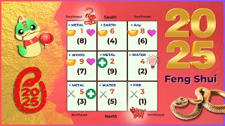 Feng Shui setup for 2025 Year of the Snake with Period 9 Stars [upl. by Dorsman]