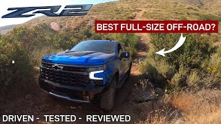 IS the 2024 Silverado ZR2 the BEST OFFROAD fullsize truck [upl. by Wickner]