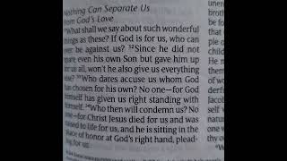 Romans 6 3134 NLT Nothing Can Separate Us from Gods Love [upl. by Pantia]