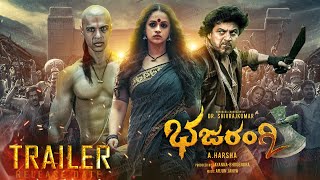 Bhajarangi 2 Trailer  Bhajarangi 2 Official Release Date  Shivarajkumar  A Harsha  Jayanna [upl. by Aletha668]