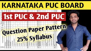 1st PUC amp 2nd PUC 1st Test 2024 Question Paper Pattern  Syllabus of Kannada English Physics [upl. by Ollehto394]