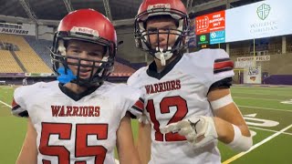 Elkader Central Warriors shutout Waterloo Christian 440 in the UNI Dome 2024 [upl. by Aztiley]