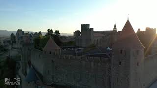 La cité de Carcassonne entourée de son vignoble  Grands Vins en Grand Carcassonne [upl. by Anaele]