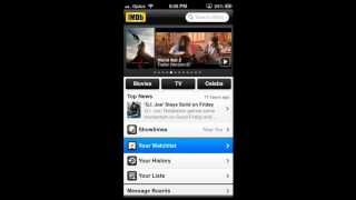 IMDb app review for iPhone [upl. by Acirrej922]