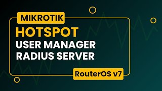 How to setup a mikrotik hotspot with user manager RouterOS v7 [upl. by Sonnnie]