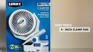 HART 4INCH CLAMP FAN UNBOXING  CLOSER LOOK [upl. by Kaplan]