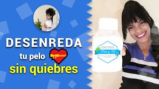 ACONDICIONADOR CASERO💦 para DESENREDAR tu cabello AFRO SIN QUIEBRE😋 Hidrata y Desenreda [upl. by Nuris]