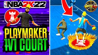 MY PLAYMAKER BUILD BROKE THE STAGE 1v1 COURT IN NBA 2K22  BEST PLAYMAKER BUILD NBA 2K22 [upl. by Mareld]