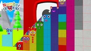 Numberblocks Cube Full Episode Step Squad 1  50 vs 500 MILLION BIGGEST  Learn to Count Big Numbers [upl. by Adien]