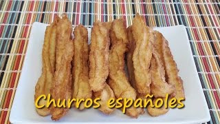 Churros Receta tradicional española [upl. by Vicki]