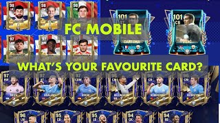 FC Mobile cards review whats your favorite card of all time [upl. by Bergmans]