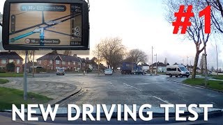 Real Example 1 of New Test Route with Sat Nav  Driving Test [upl. by Will163]