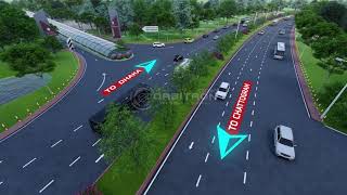 Explore Comilla University Underpass in 3D Animation [upl. by Porett984]