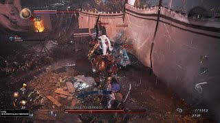 Nioh 2 Remastered  Yoshimoto Imagawa Boss Fight [upl. by Romilda831]