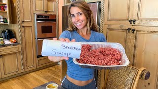 How to make WILD HOG SAUSAGE Processing Pork into breakfast sausage [upl. by Spense]