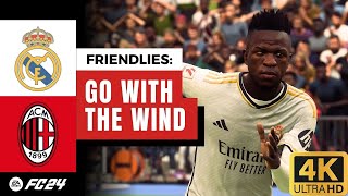 FC 24  REAL MADRID VS AC MILAN  FRIENDLIES 4K [upl. by Kailey]