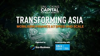 Unlocking capital for sustainability 2024 SG  Welcome Remarks [upl. by Ingar]