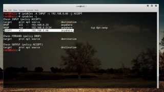 Computer Networking Tutorial  40  iptables Firewall Rules [upl. by Ellehsyt]