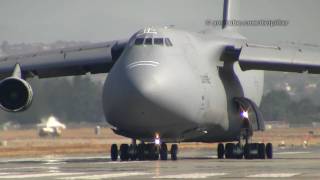 USAF C5 Galaxy up close takeoff at Abbotsford [upl. by Obidiah]