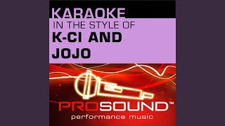 All My Life Karaoke With Background Vocals [upl. by Hazard]