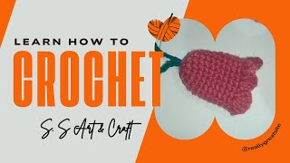 Crochet flower book marker tutorial [upl. by Adnaw]