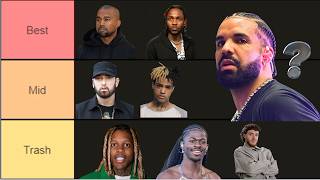 Best 2024 Rapper Tier List Ranking Every Rapper 90s  2024 [upl. by Nicolea]