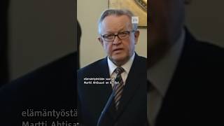 Presidentti Martti Ahtisaari on kuollut [upl. by Januarius521]