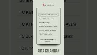 Syarat Membuat Akta Kelahiran aktakelahiran [upl. by Suiram]