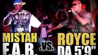 Mistah Fab V Royce Da 5 9 Rap Battle [upl. by Howes]